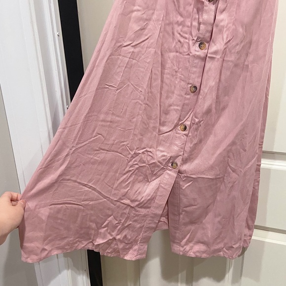 Nordstrom Long Pink Knot Maxi Dress - Picture 4 of 6